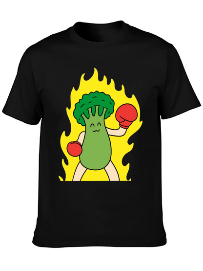 Broccoli Boxer T-Shirt - Funny Graphic Tee