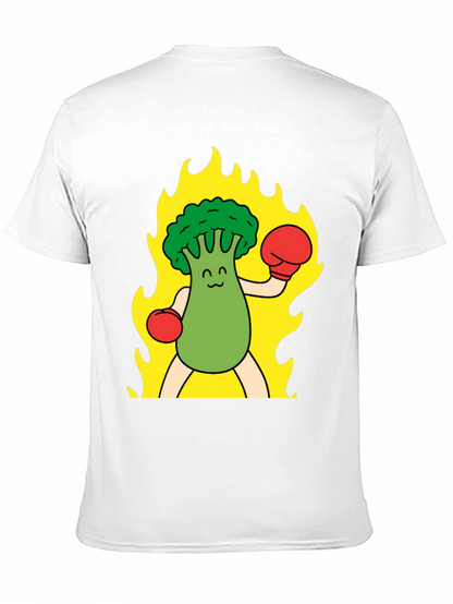 Broccoli Boxer T-Shirt - Funny Graphic Tee