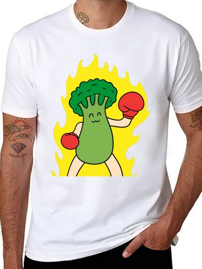 Broccoli Boxer T-Shirt - Funny Graphic Tee