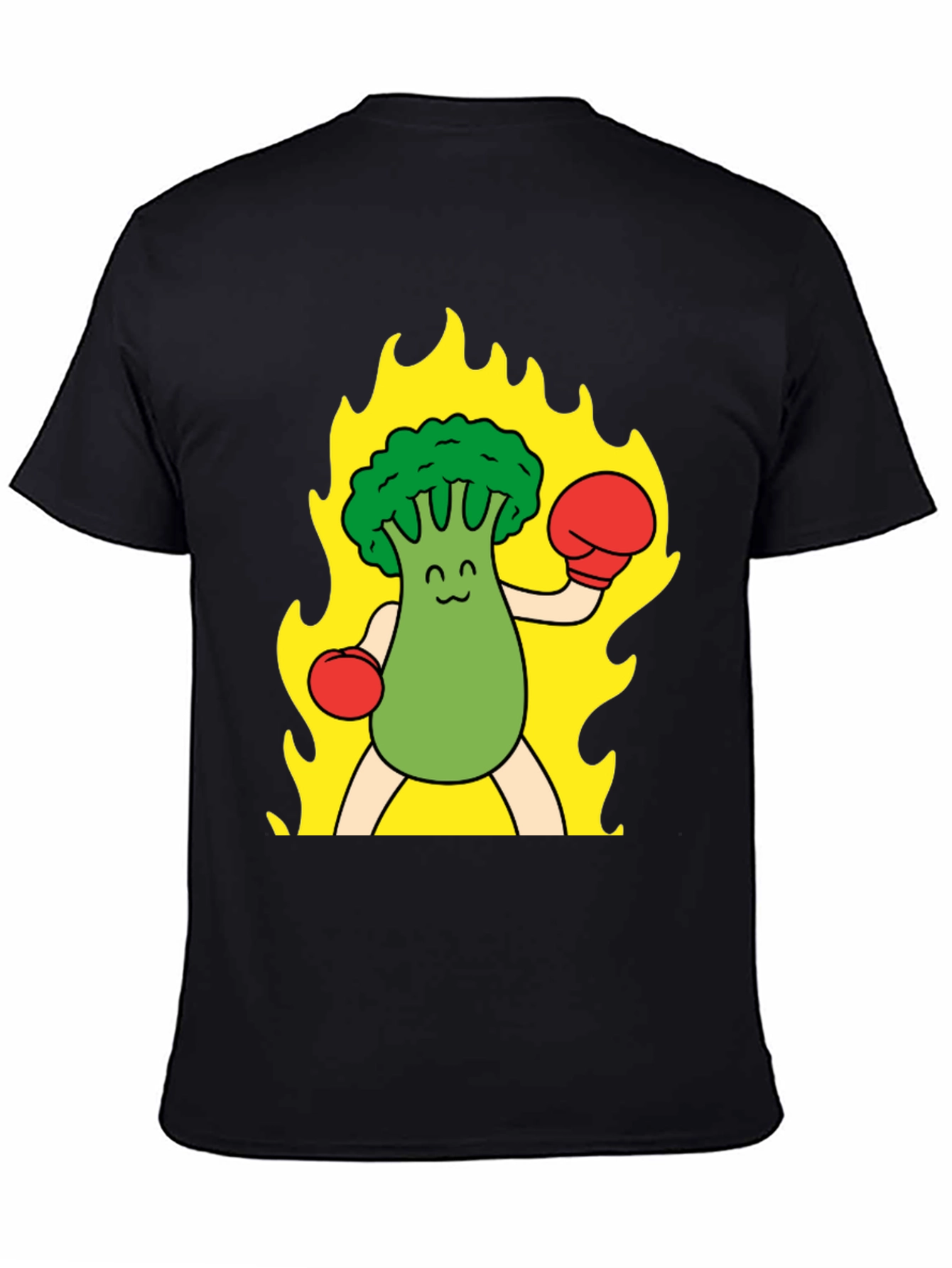 Broccoli Boxer T-Shirt - Funny Graphic Tee