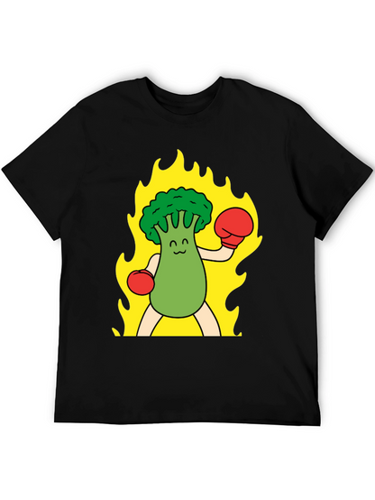 Broccoli Boxer T-Shirt - Funny Graphic Tee