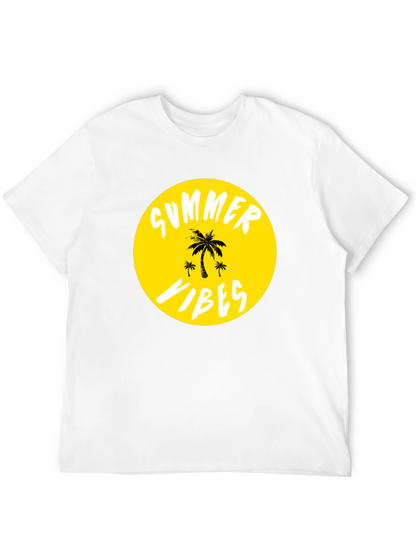 Summer Vibes T-Shirt - Tropical Palm Tree Graphic Tee