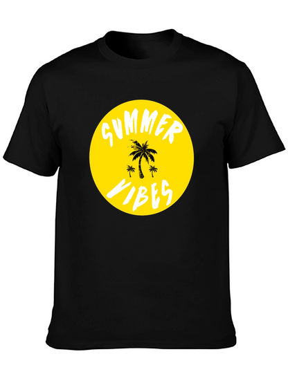 Summer Vibes T-Shirt - Tropical Palm Tree Graphic Tee