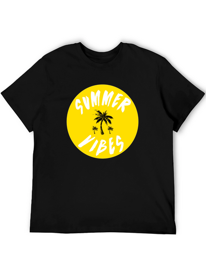 Summer Vibes T-Shirt - Tropical Palm Tree Graphic Tee