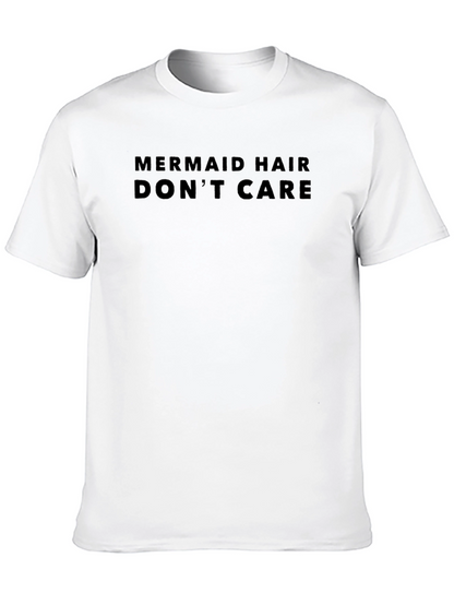 Mermaid Hair Dont Care Graphic T-Shirt