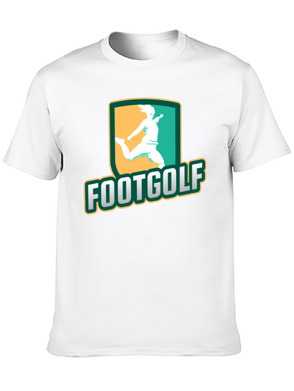 Footgolf Graphic Tee - Black Cotton Shirt