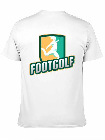 Footgolf Graphic Tee - Black Cotton Shirt