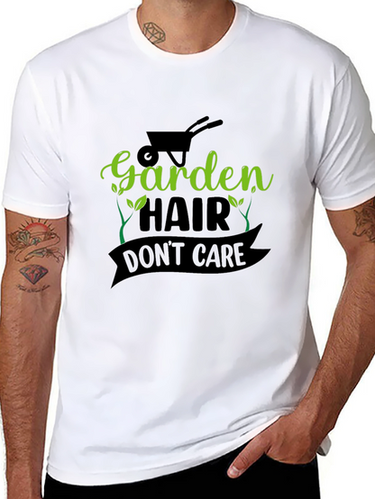 Garden Hair Dont Care - Black T-Shirt
