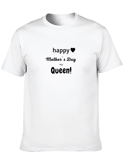 Happy Mothers Day Queen! Black T-Shirt