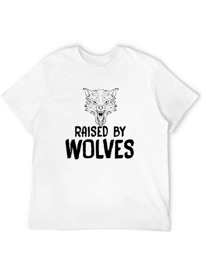 Raised by Wolves Graphic Tee - Mens Black T-Shirt