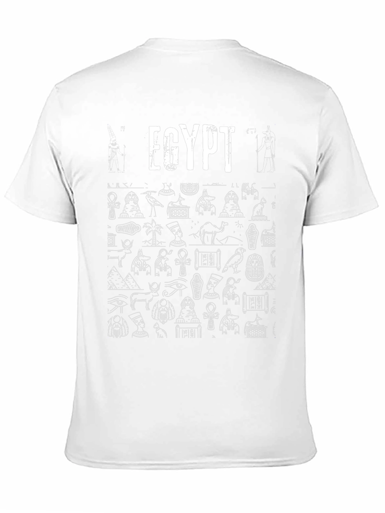 Egypt Graphic Print Black T-Shirt