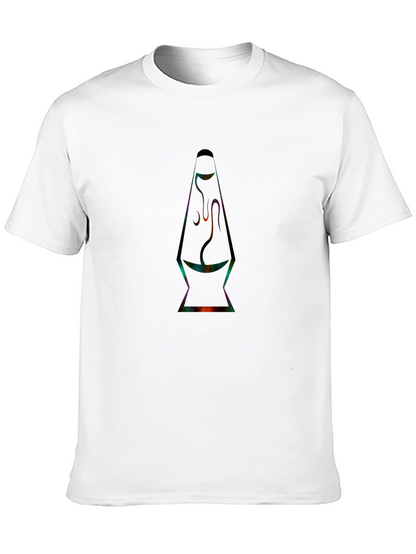 Retro Lava Lamp Graphic Tee - Black T-Shirt