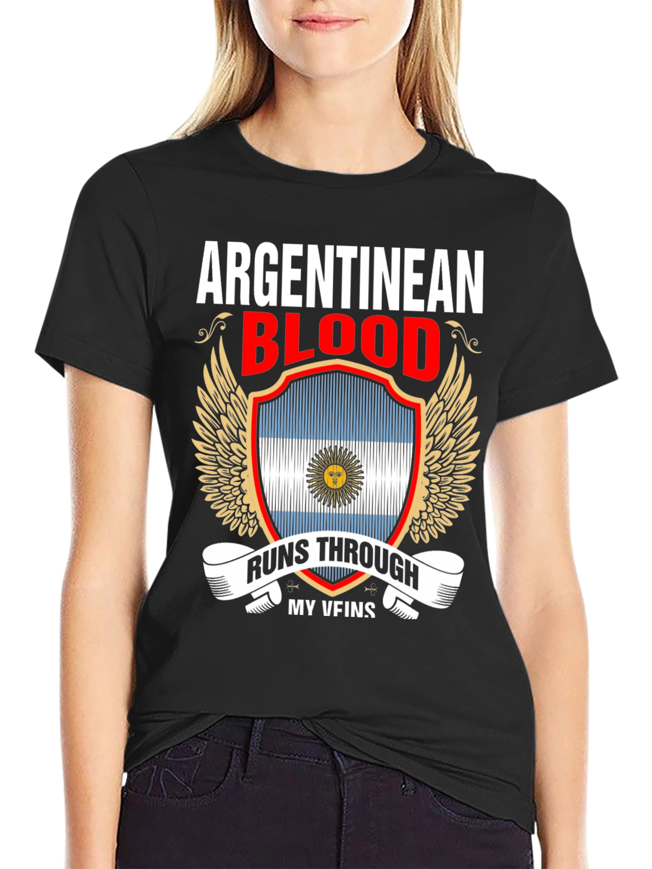 Argentinean Blood Runs Through My Veins T-Shirt