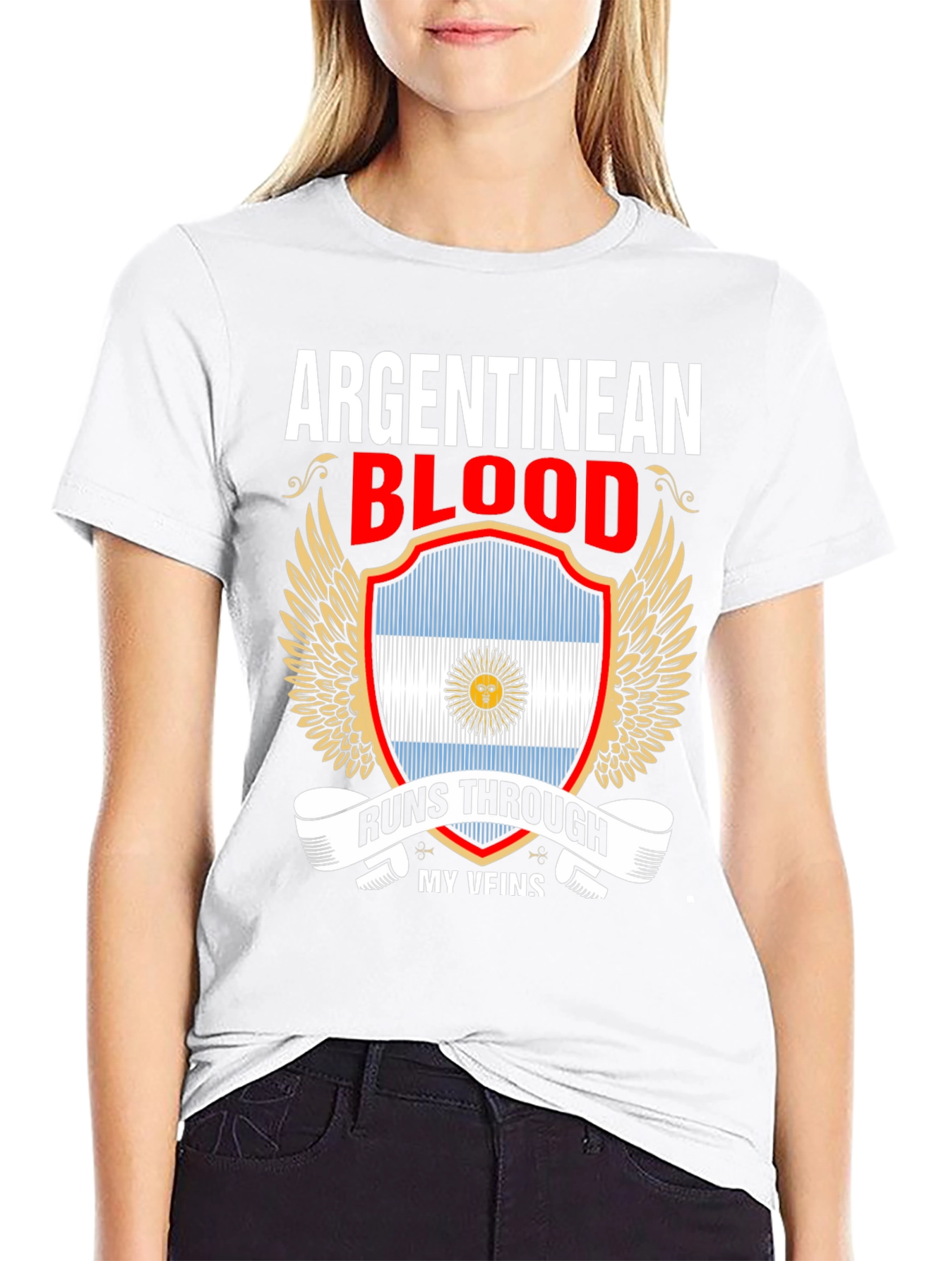 Argentinean Blood Runs Through My Veins T-Shirt