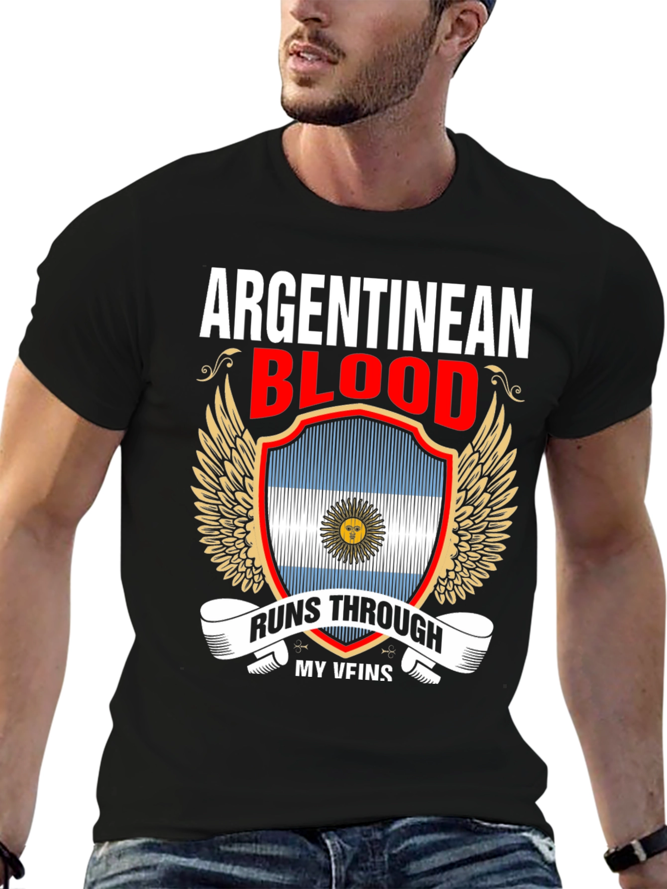 Argentinean Blood Runs Through My Veins T-Shirt