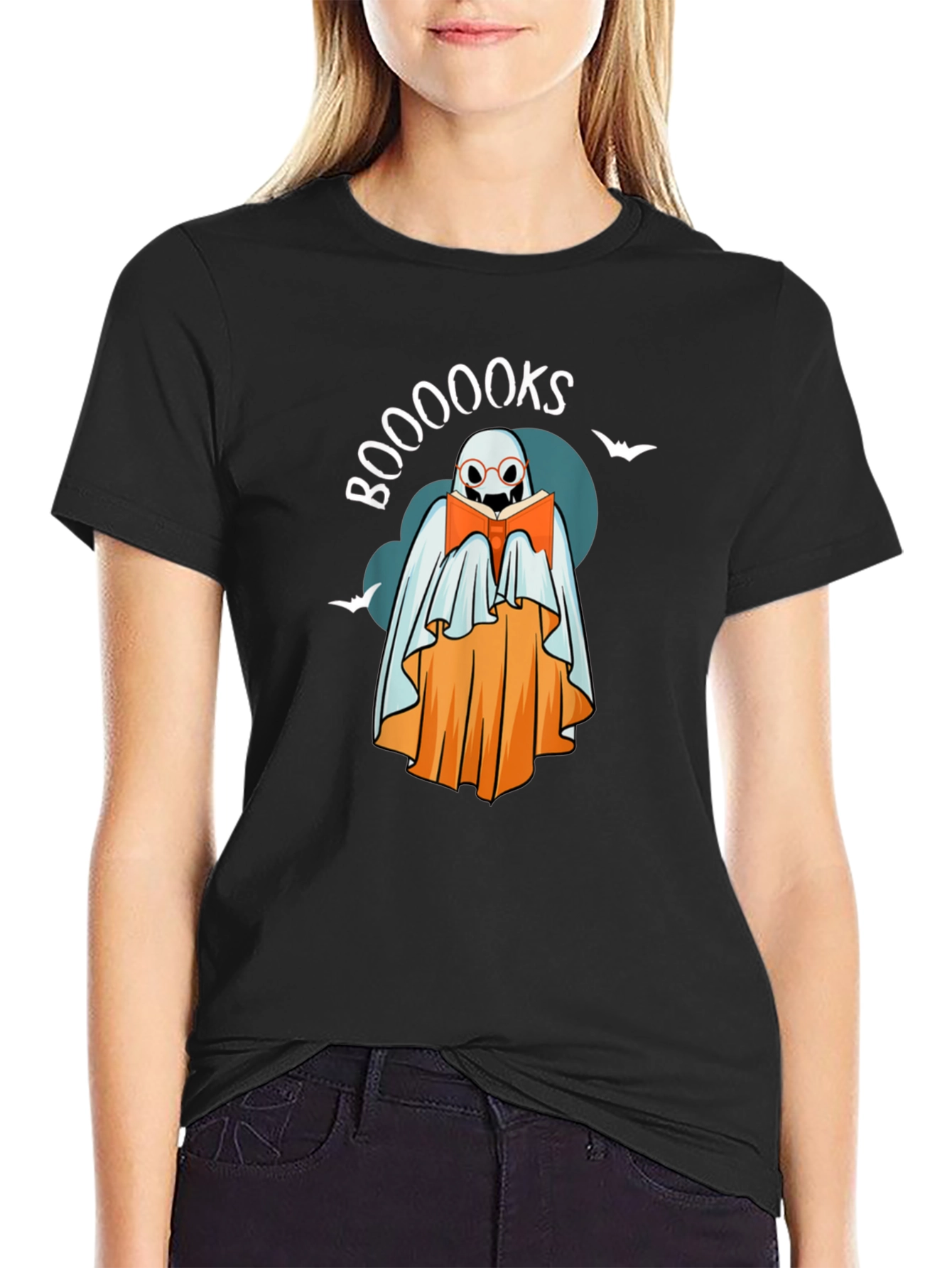 Boo-o-o-oks Ghost T-Shirt - Spooky Reader Tee