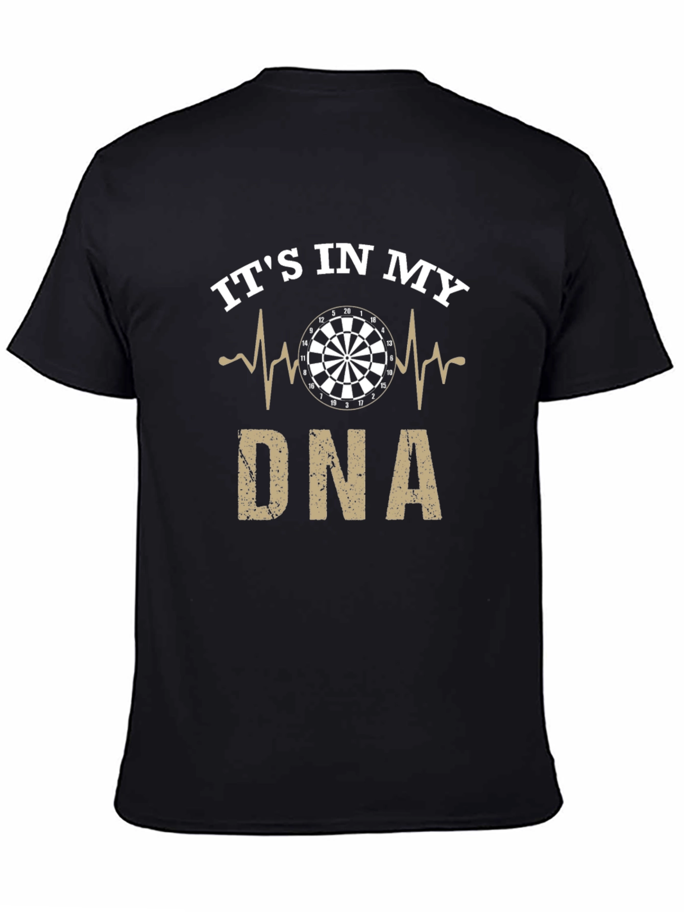 Its In My DNA Darts Graphic Tee - Black