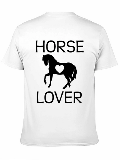 Horse Lover T-Shirt - Black Graphic Tee