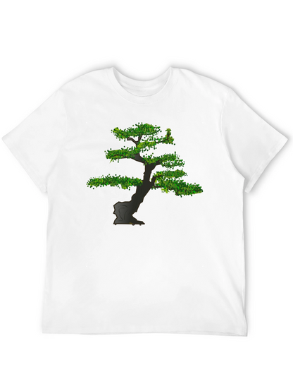 Bonsai Tree Graphic Tee - Nature Inspired Design