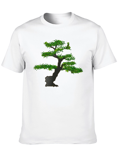 Bonsai Tree Graphic Tee - Nature Inspired Design