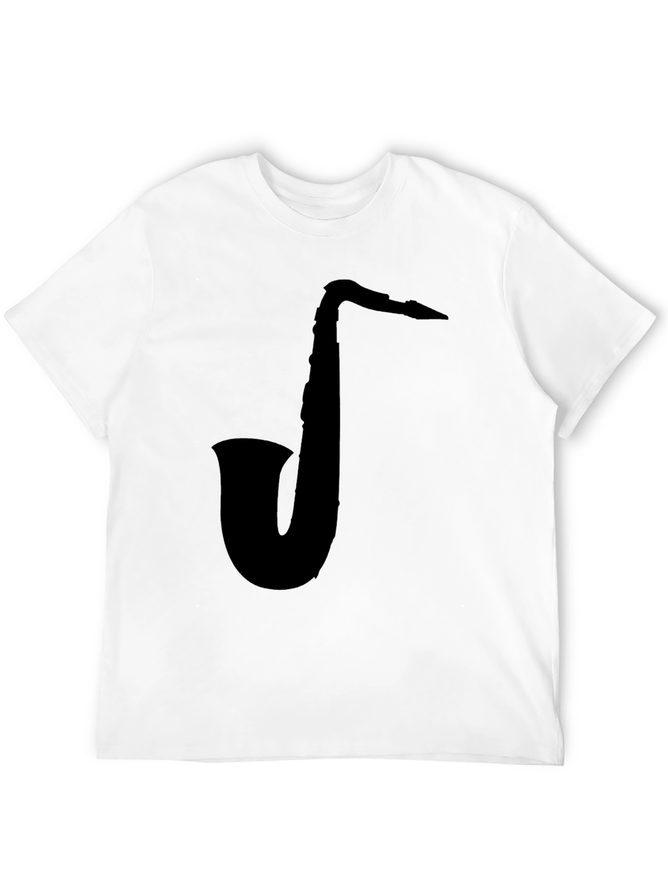 Saxophone Graphic Black T-Shirt