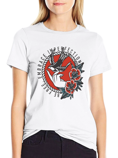 Embrace Imperfection Graphic Tee - Free Bird Shirt