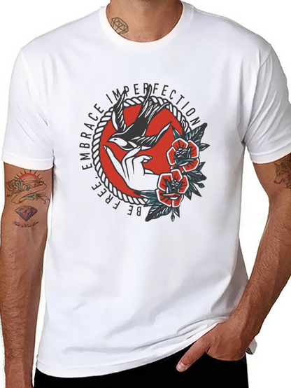 Embrace Imperfection Graphic Tee - Free Bird Shirt