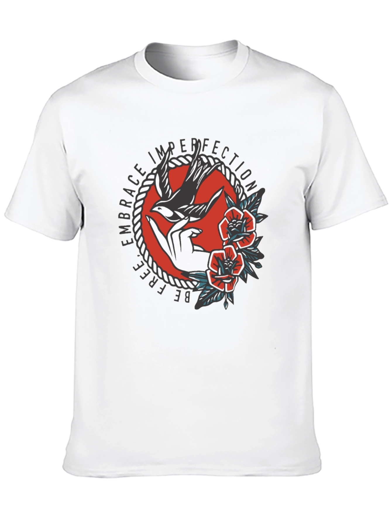 Embrace Imperfection Graphic Tee - Free Bird Shirt