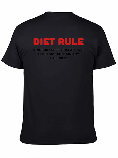 Diet Rule Humor Graphic T-Shirt