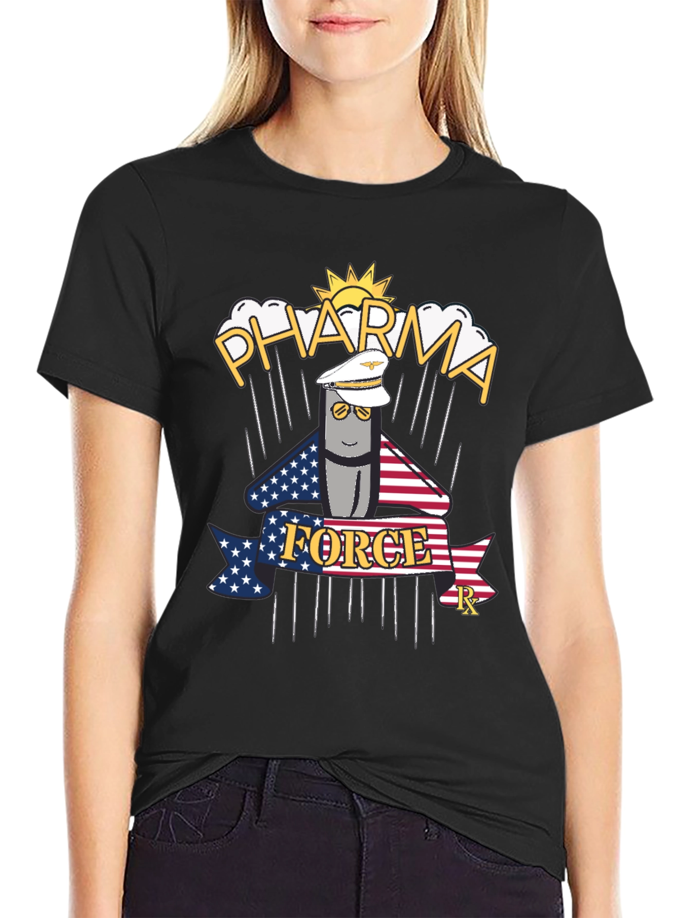Pharma Force Graphic T-Shirt - Black