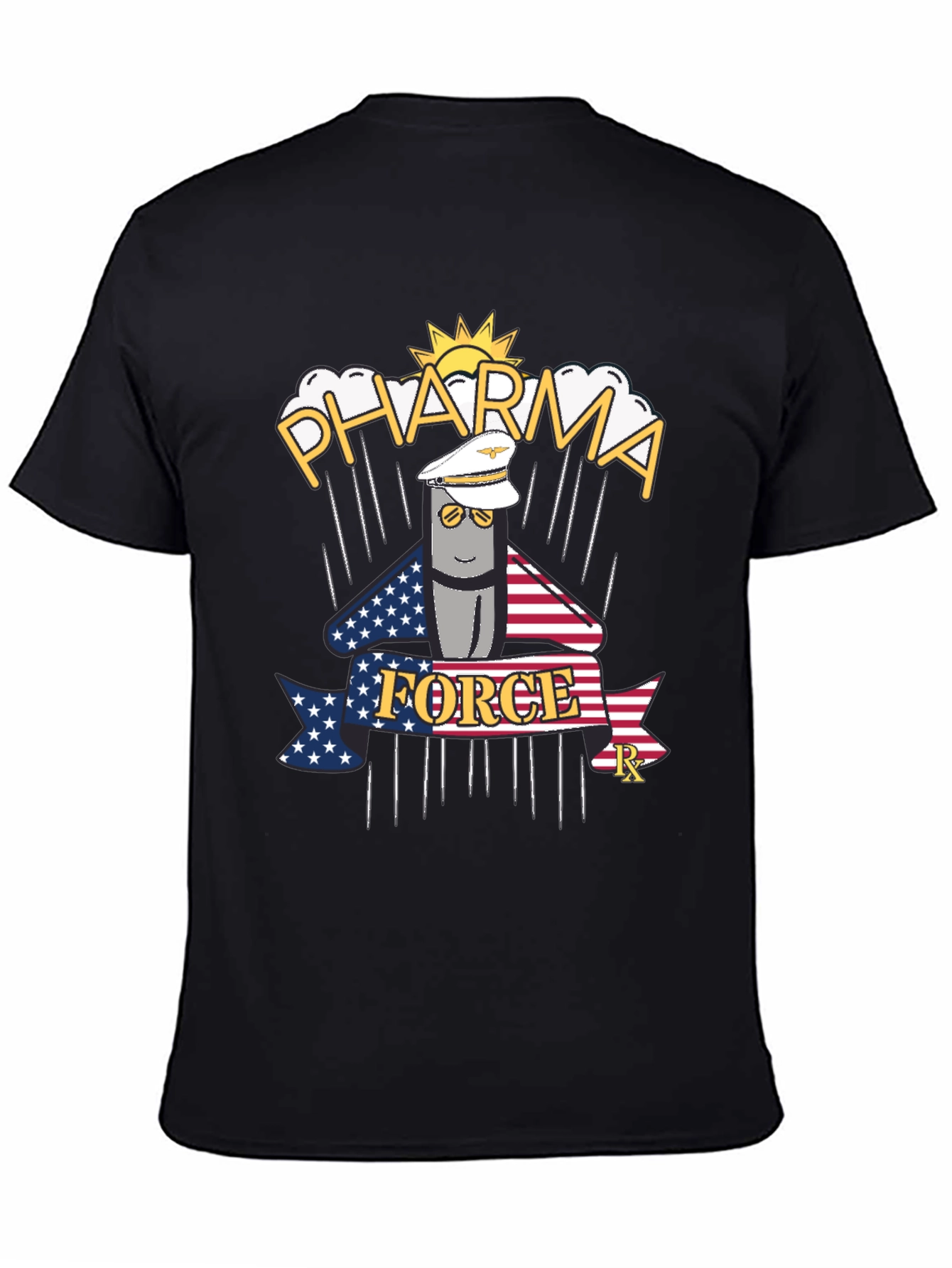 Pharma Force Graphic T-Shirt - Black