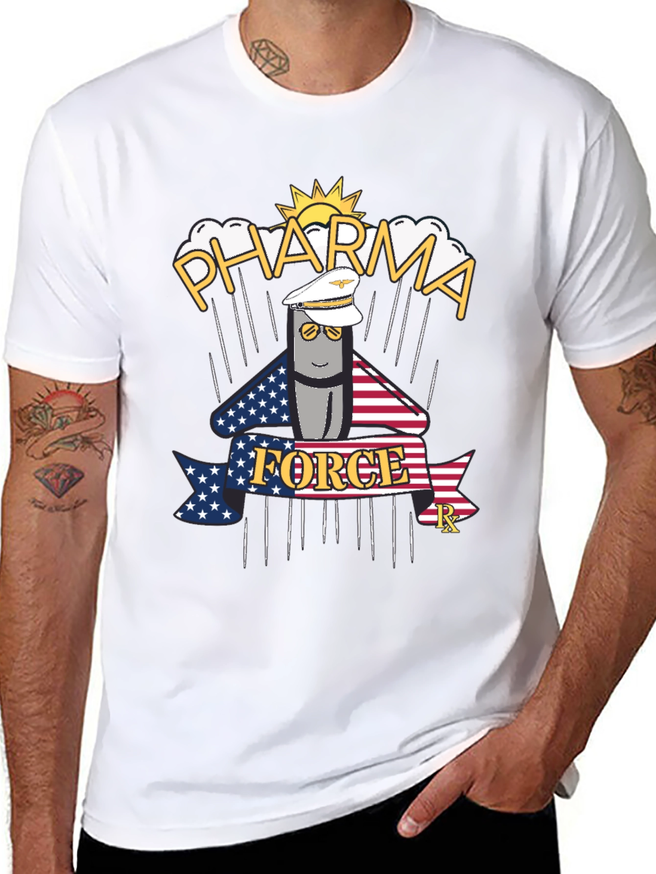 Pharma Force Graphic T-Shirt - Black