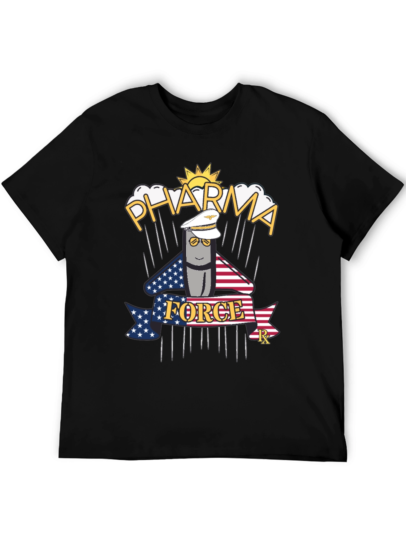 Pharma Force Graphic T-Shirt - Black