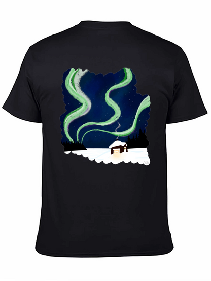Aurora Cabin Black T-Shirt