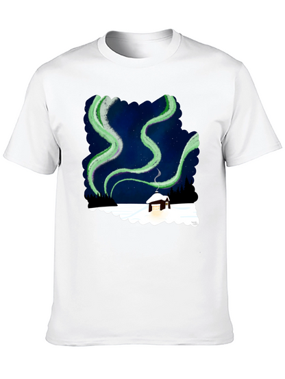 Aurora Cabin Black T-Shirt