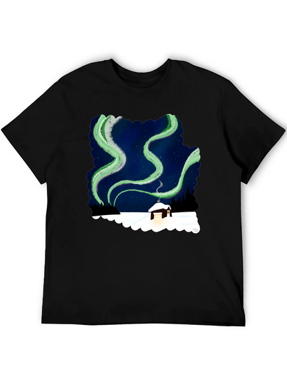 Aurora Cabin Black T-Shirt