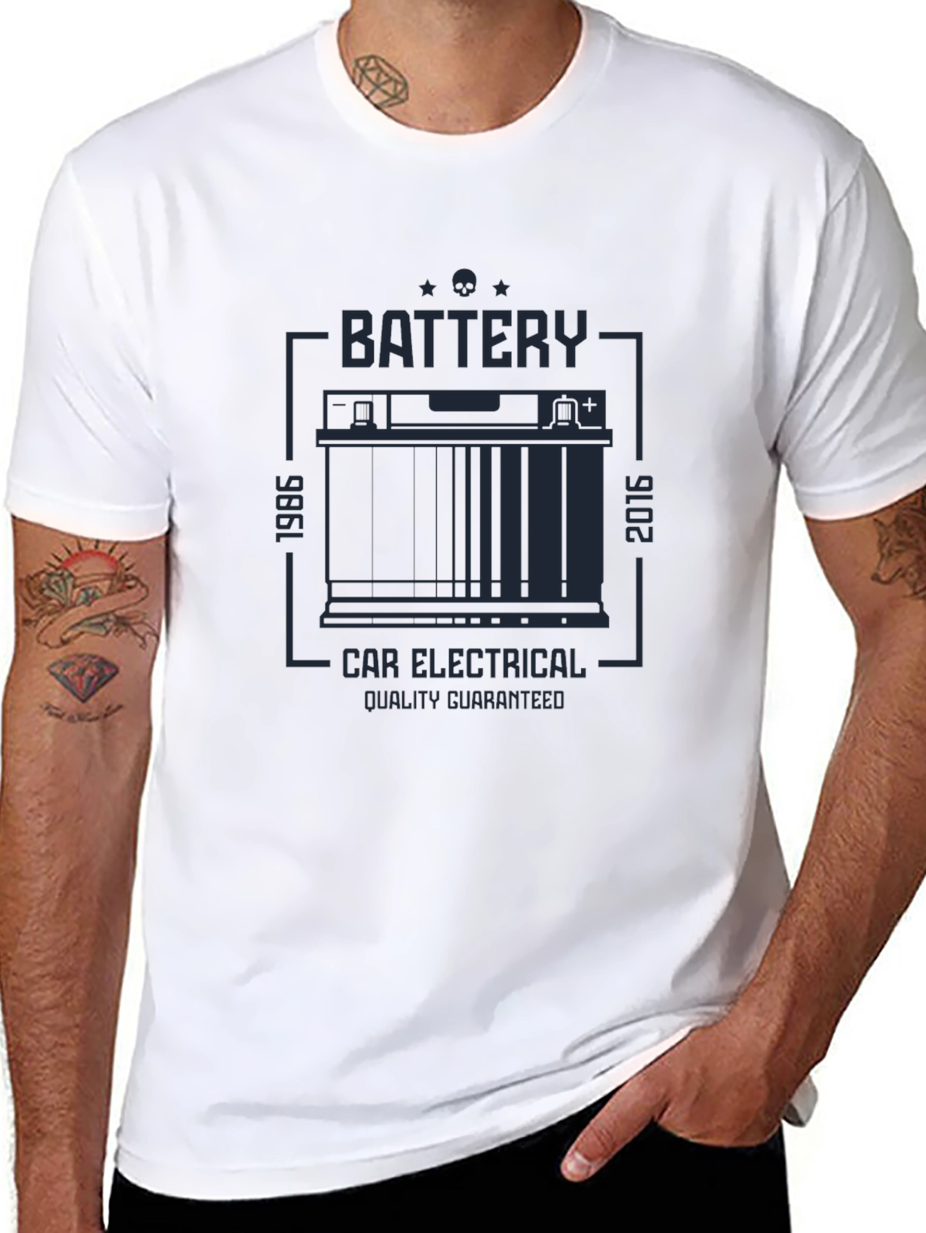Battery Car Electrical Quality Guaranteed T-Shirt