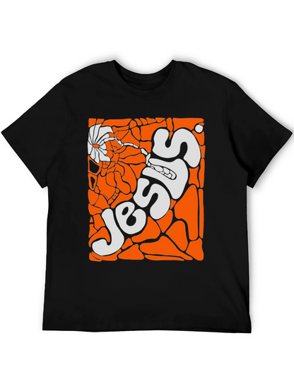 Groovy Jesus Graphic Tee - Retro Style