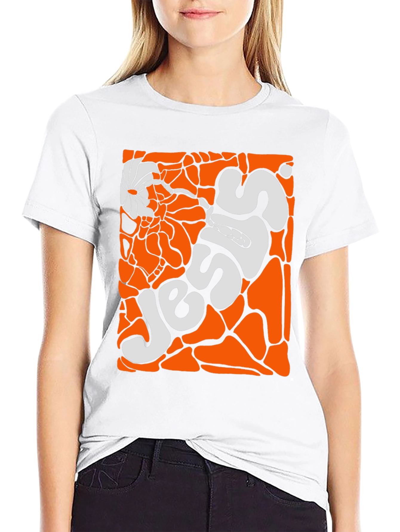 Groovy Jesus Graphic Tee - Retro Style