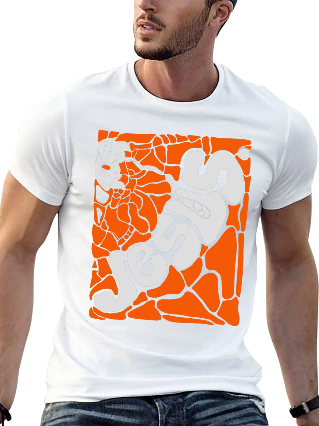 Groovy Jesus Graphic Tee - Retro Style