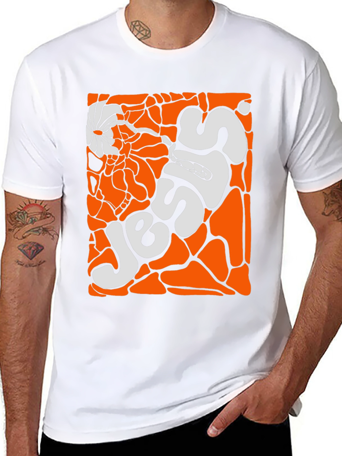 Groovy Jesus Graphic Tee - Retro Style