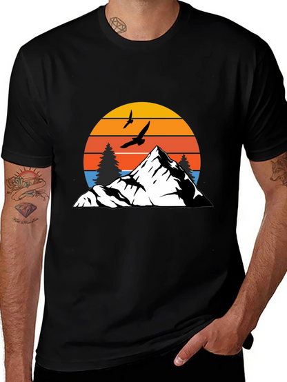 Mountain Sunset Graphic Tee - Adventure Ready