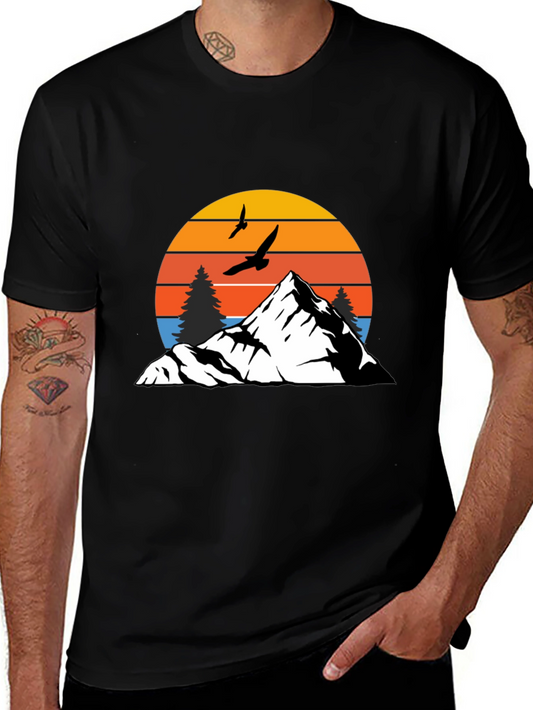 Mountain Sunset Graphic Tee - Adventure Ready