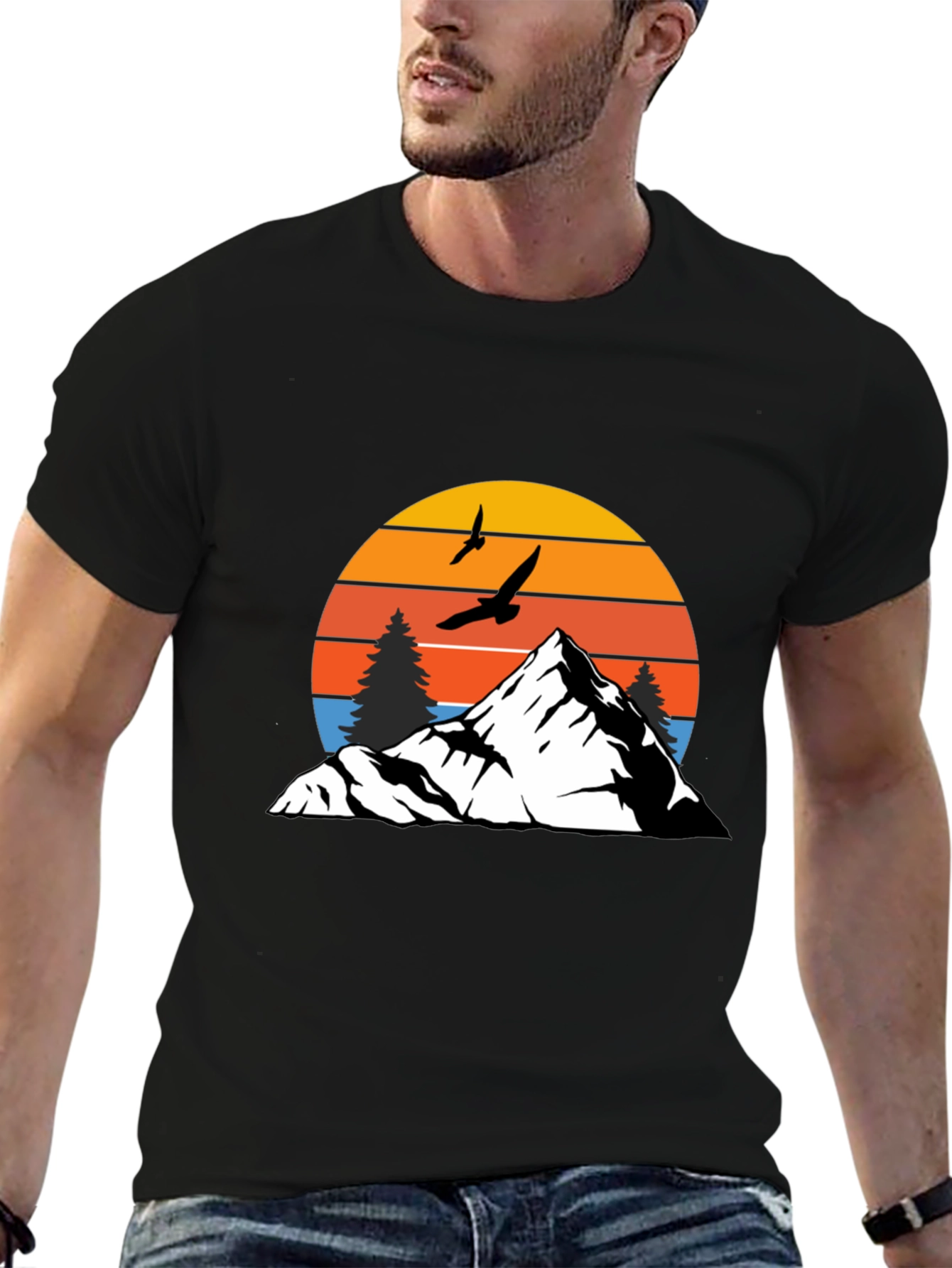 Mountain Sunset Graphic Tee - Adventure Ready