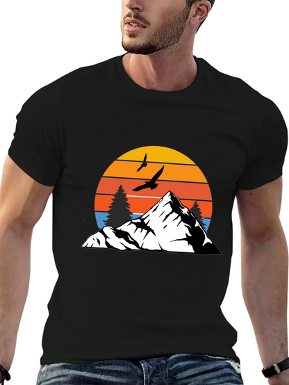 Mountain Sunset Graphic Tee - Adventure Ready