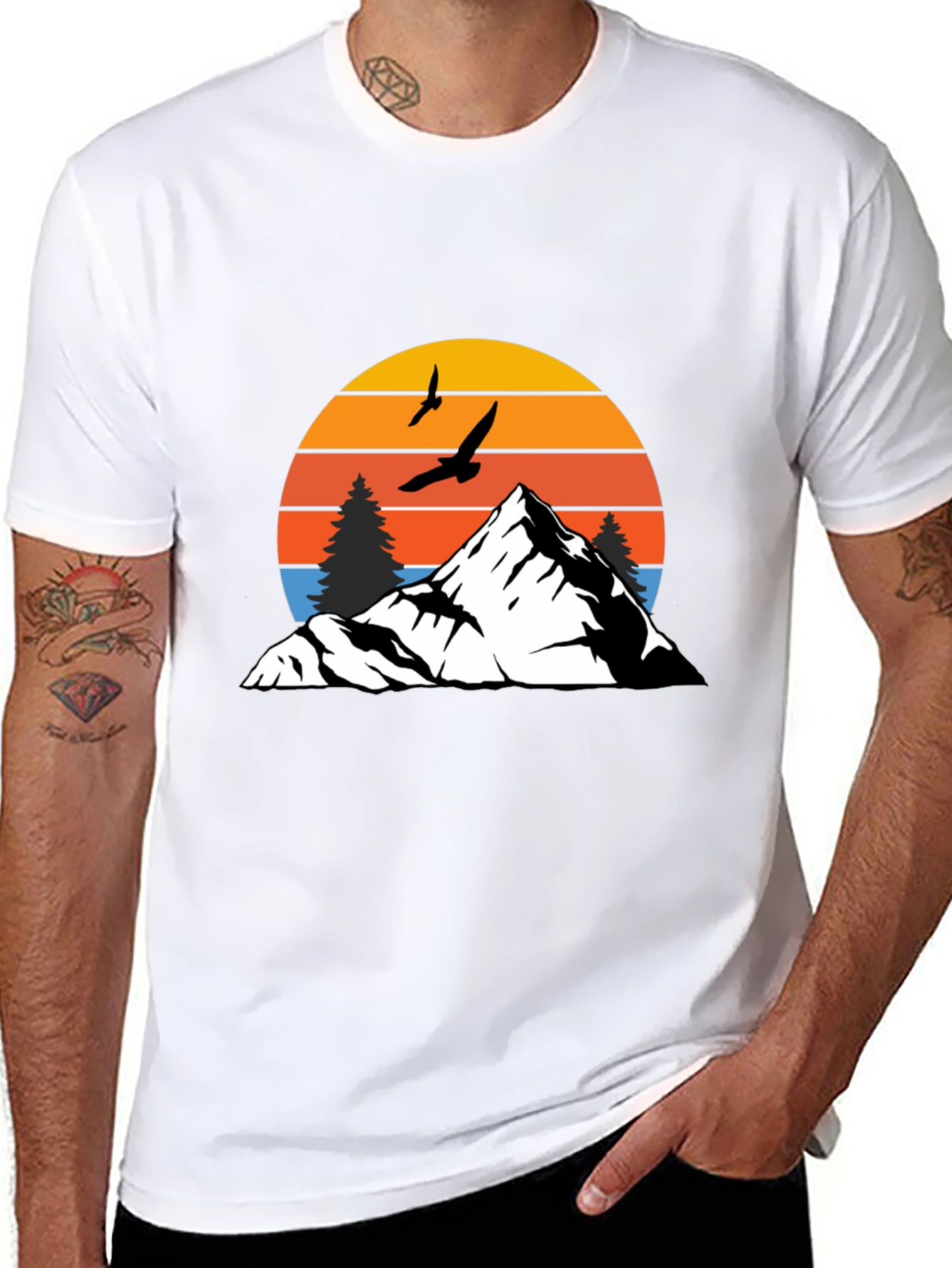 Mountain Sunset Graphic Tee - Adventure Ready