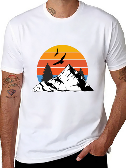 Mountain Sunset Graphic Tee - Adventure Ready