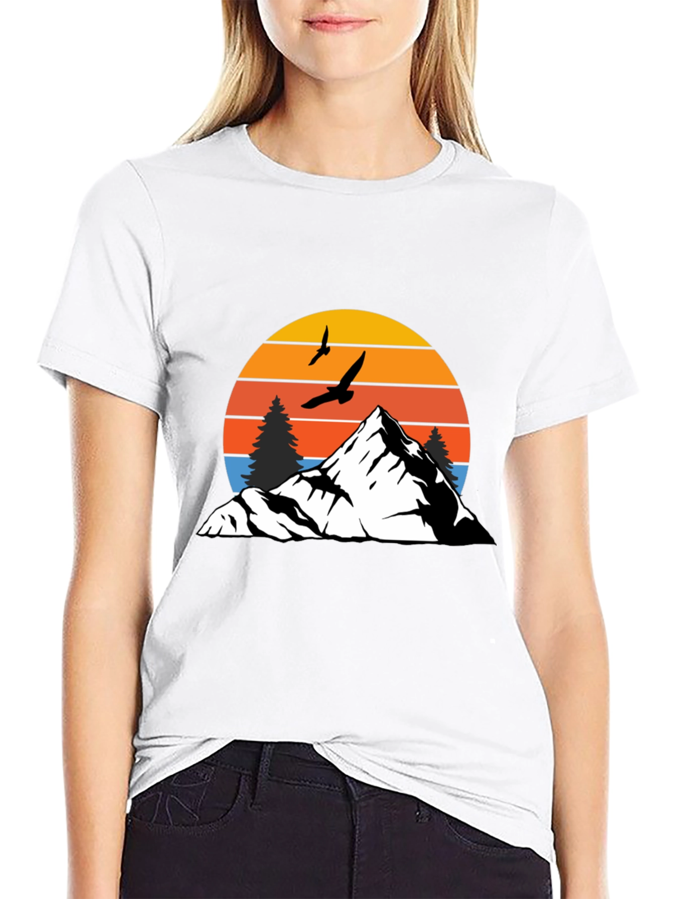 Mountain Sunset Graphic Tee - Adventure Ready