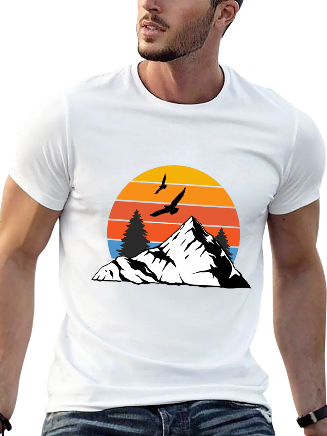 Mountain Sunset Graphic Tee - Adventure Ready
