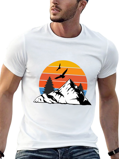 Mountain Sunset Graphic Tee - Adventure Ready